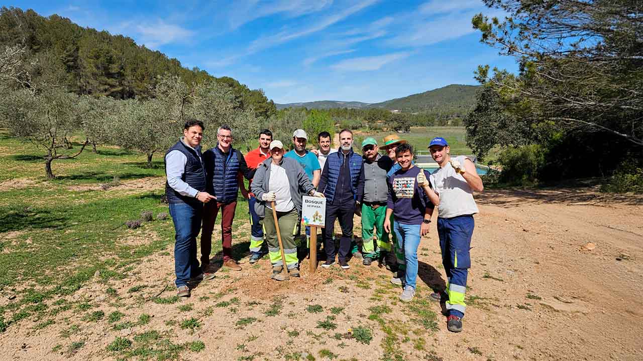 Seipasa apadrina un bosque en Campus Diversia