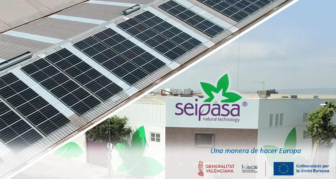 Seipasa culmina la instalación de paneles solares en su planta de producción.