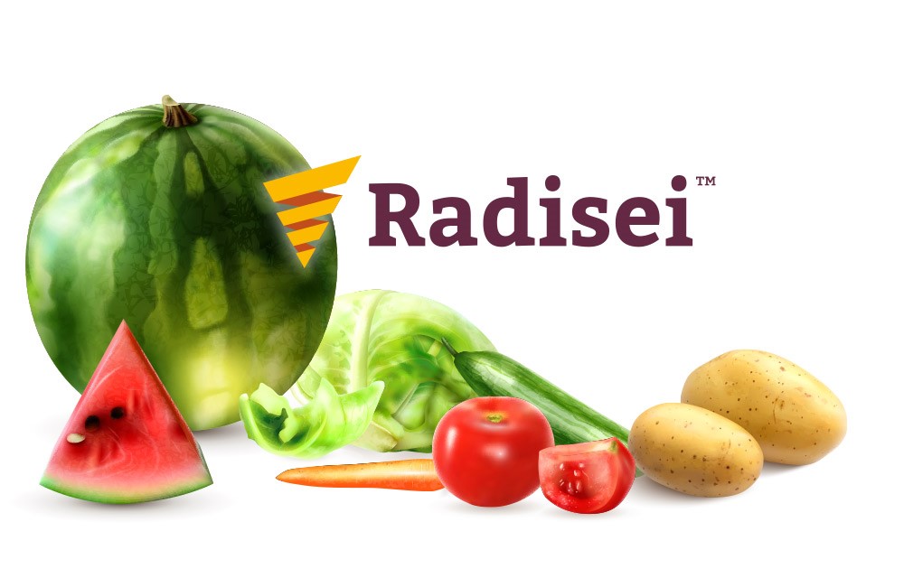Ampliación de etiqueta de Radisei para hortícolas