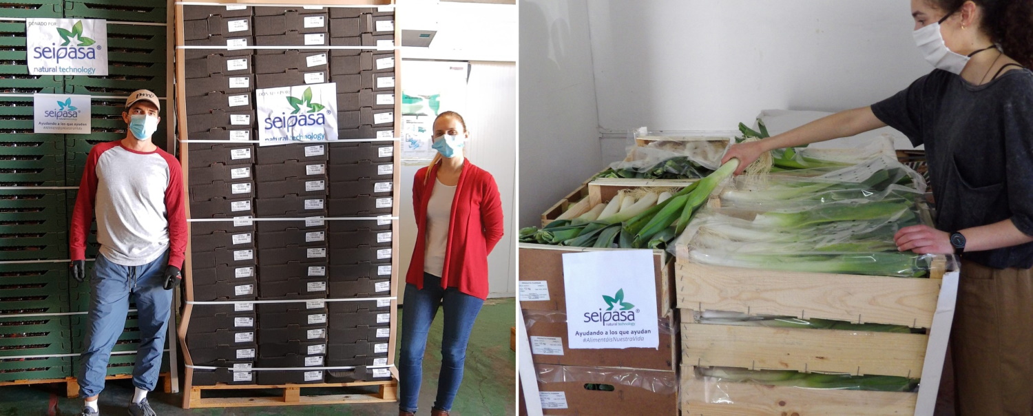 Seipasa donates fruits and vegetables to the Food Bank