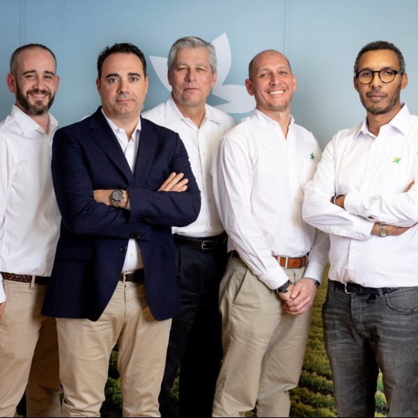 J. L. Egas, Director of Seipasa-LATAM; J. Martínez, Director of Seipasa-Europe; J. A. Talavera, Seipasa Sales Director; M. Russell, Director of Seipasa-USA.; C. Castro, Director of Seipasa-Mexico and M. Ousfani, Director of Seipasa-Africa. Seipasa consolidates its international presence