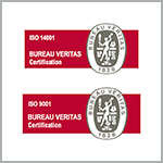Logo ISO 9001 e ISO 14000